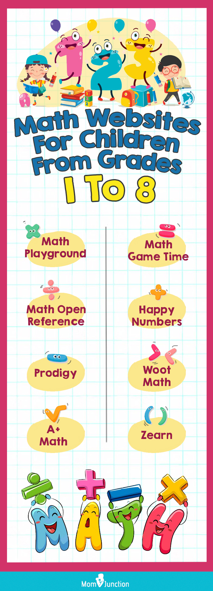 make math learning easy for help your child (infographic)
