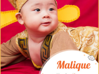 Malique, a masculine name with Arabic-origins.