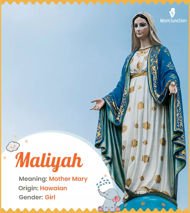 A feminine name associated with Mother Mary