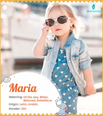 Baby Name maria Meaning, Origin, And Popularity
