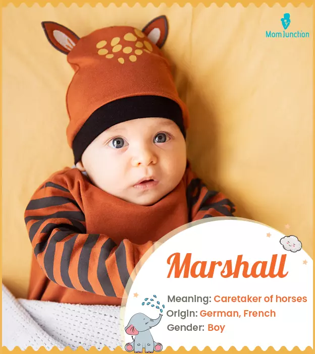 Marshal, meaning lover of horses