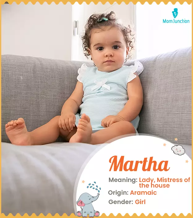 Martha Name, Meaning, Origin, History, And Popularity | MomJunction