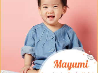 Mayumi, meaning modest or genuine