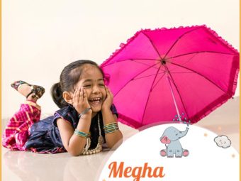 Megha, referring to a cloud of rain