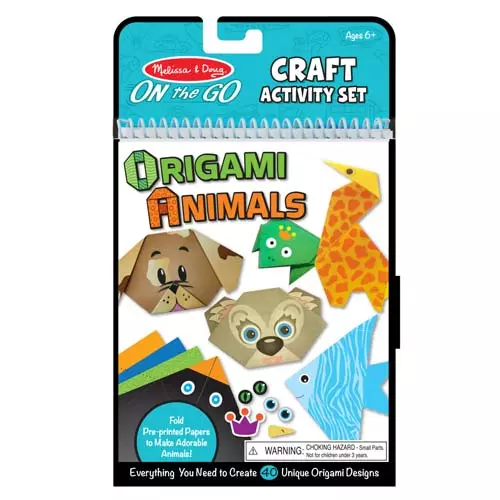 Melissa & Doug On The Go Origami Animals Craft Activity Set