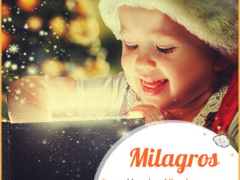 Milagros, meaning miracles