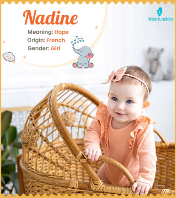 Nadine, a name for blessed baby girl