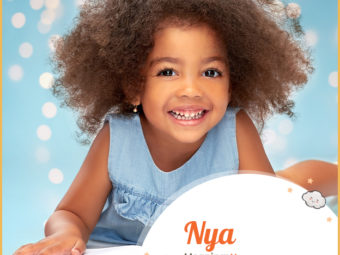 Nya, means new, young, or purpose