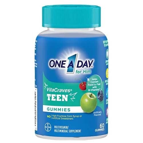 One A Day Teen for Him VitaCraves Gummies
