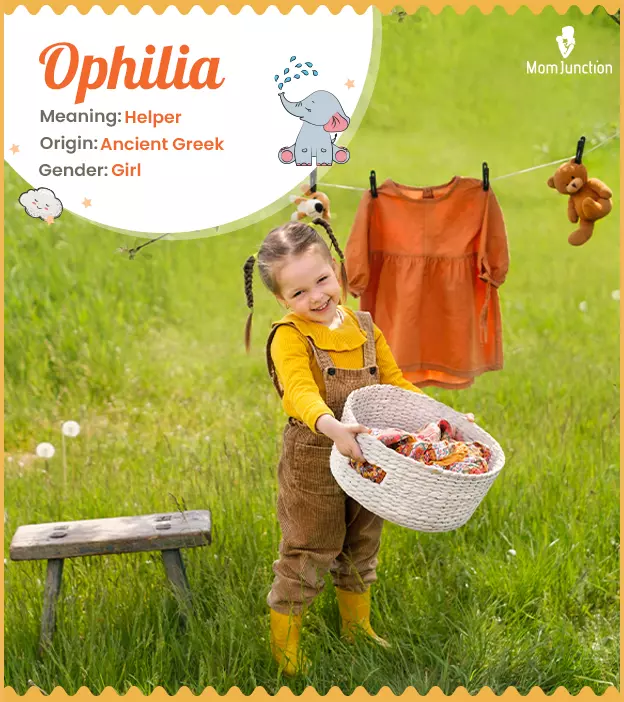 Ophilia meaning help