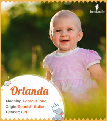 Orlanda, feminine name meaning renowned land