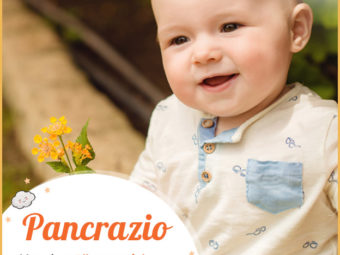 Pancrazio means one who is all-powerful
