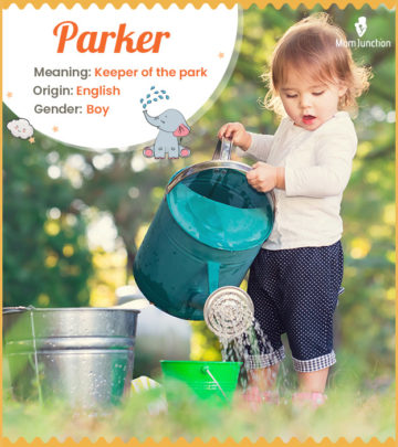 Parker, a forest ranger or park-keeper