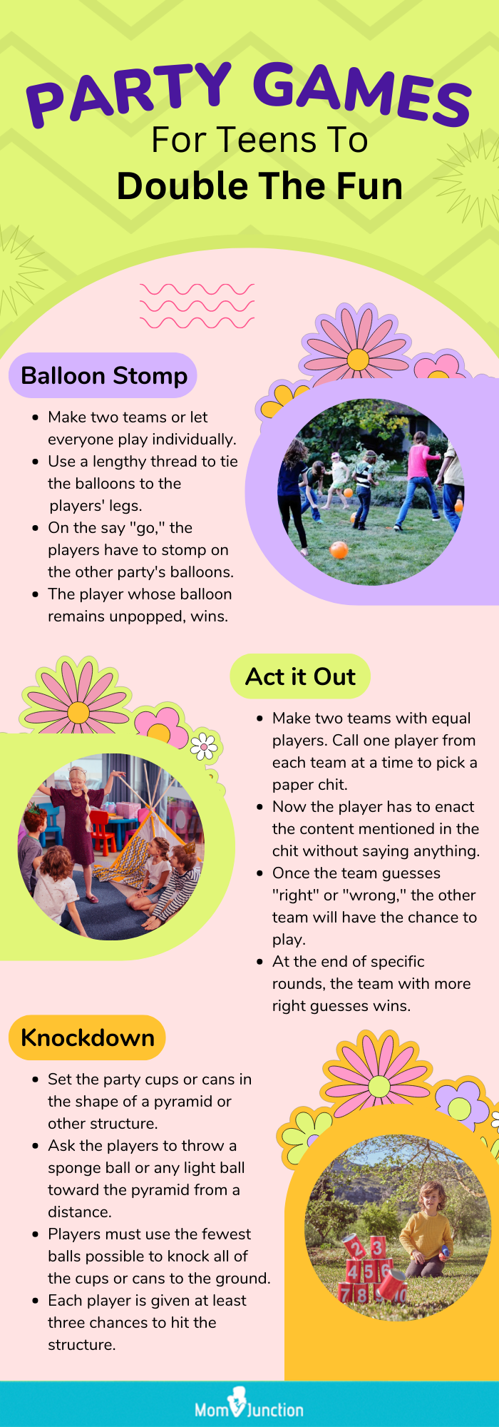 party games for teens to double the fun (infographic)