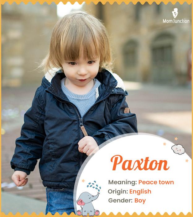 paxton: Name Meaning, Origin, History, And Popularity_image