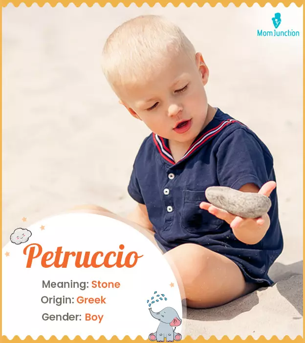 Petruccio means ston