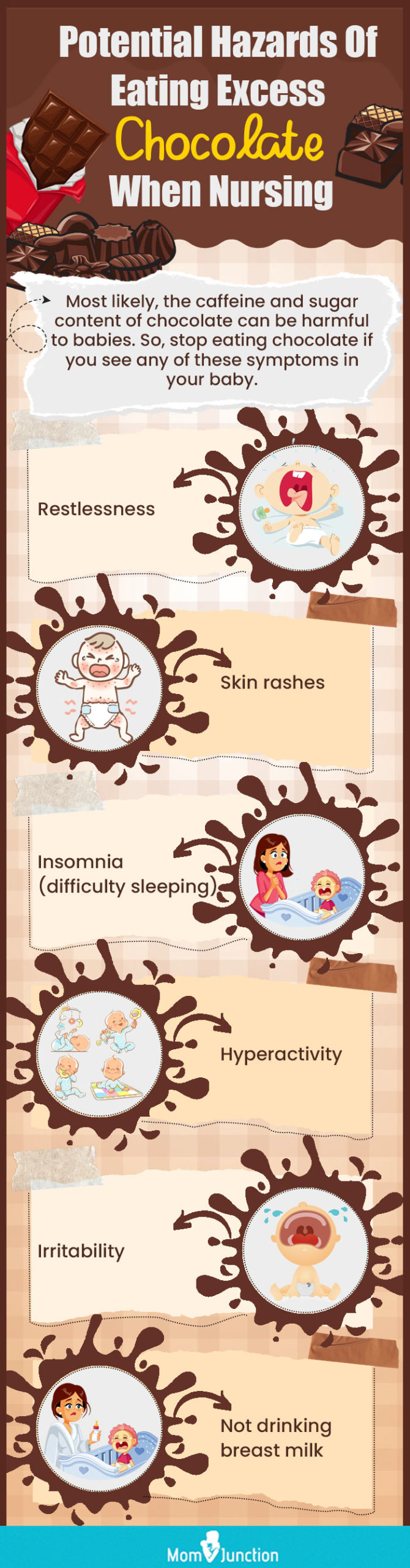potential hazards of eating excess chocolate when nursing [infographic]