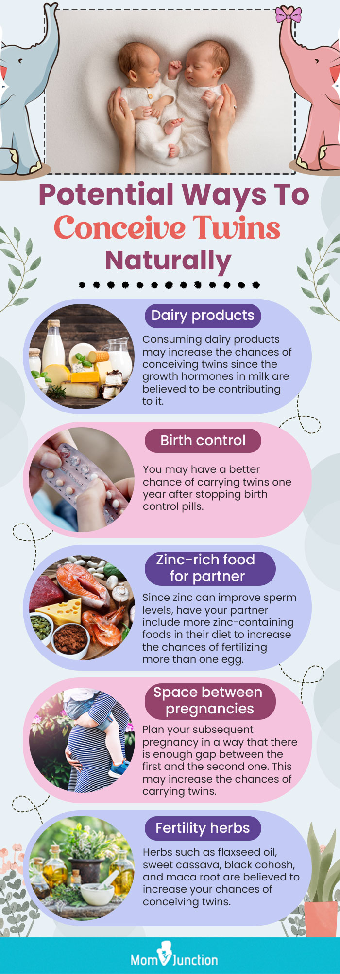 potential ways to conceive twins naturally (infographic)