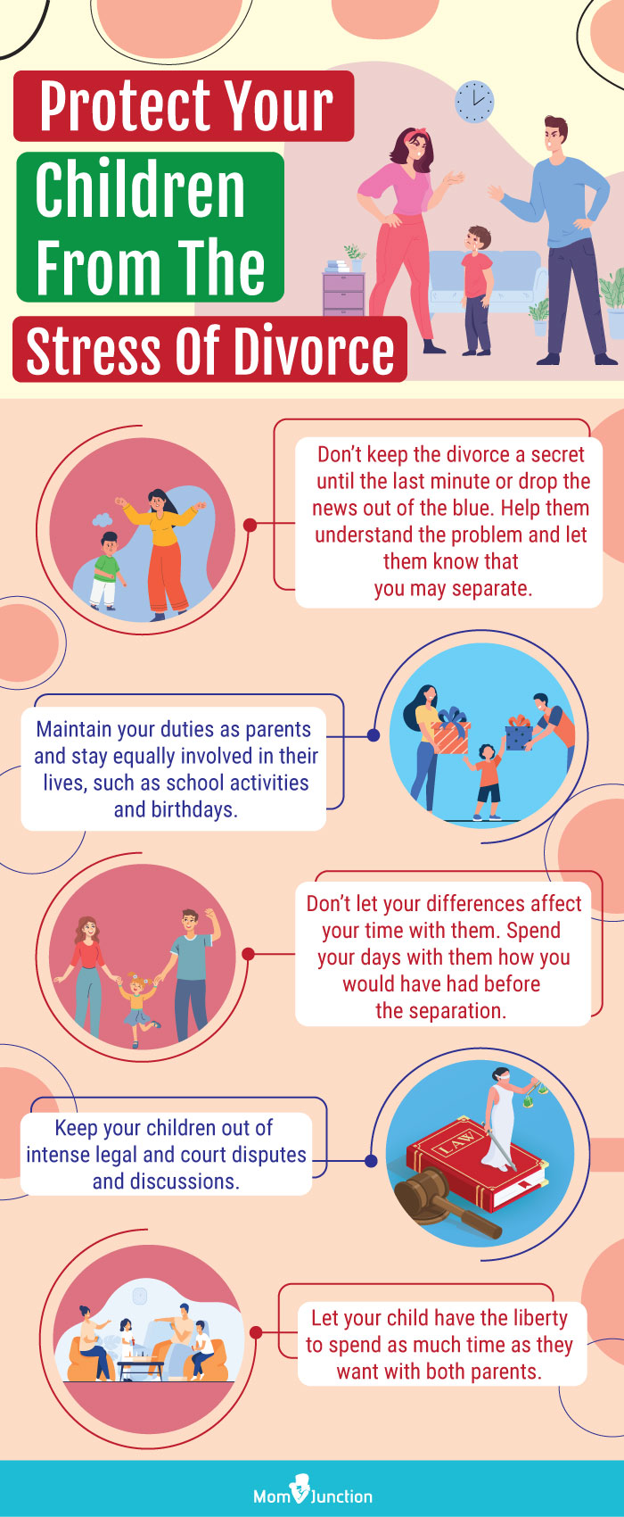 protect your children from the stress of divorce (infographic)