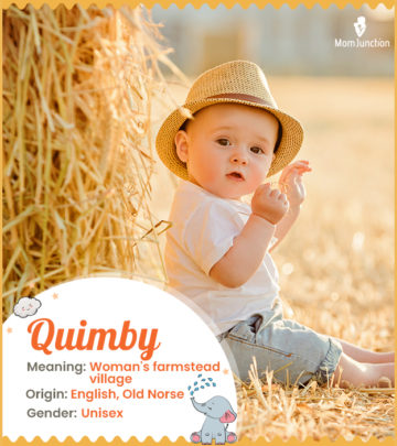 Quimby meaning Woman's farmstead village