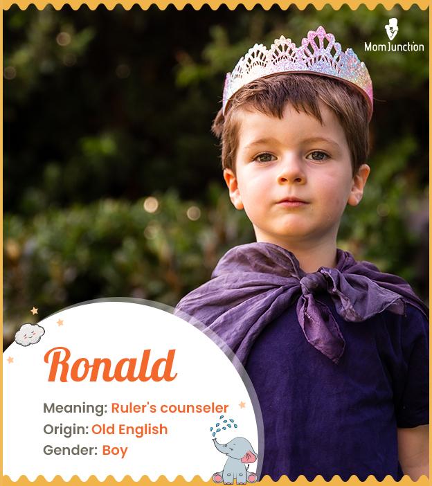 Ronald Name Meaning, Origin, History, And Popularity_image