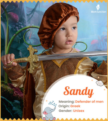 Sandy means defender of men