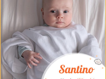 Santino, meaning Little saint