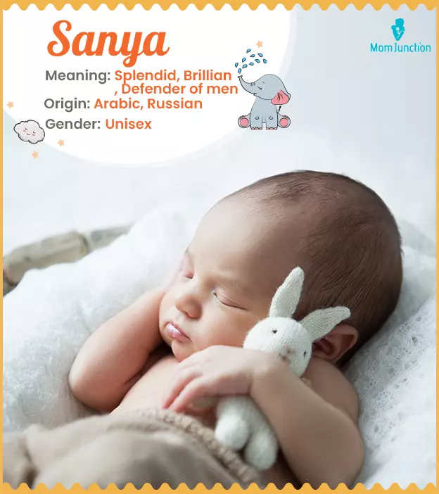 Sanya means born on 