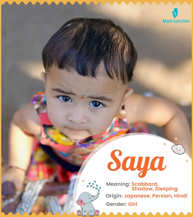 Saya Meaning, Origin, History, And Popularity | MomJunction