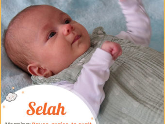 Selah means pause