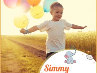 Simmy, meaning joyful