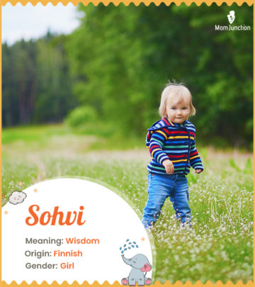 Sohvi, meaning wisdom