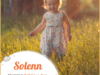 Solenn means sun or religious