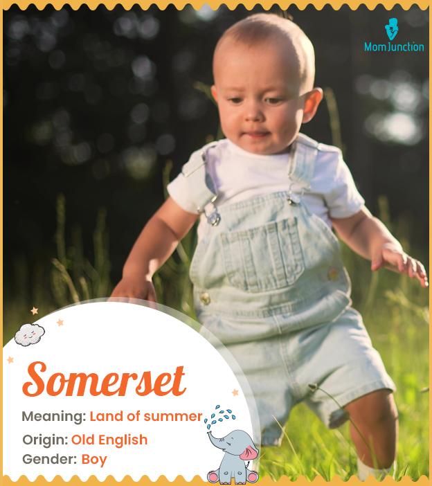 Explore Somerset: Meaning, Origin & Popularity_image