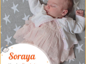 Soraya, an Arabic name