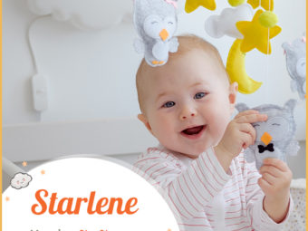 Starlene, meaning a radiant star