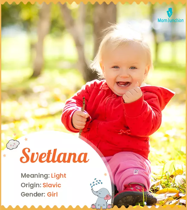 Svetlana, meaning li