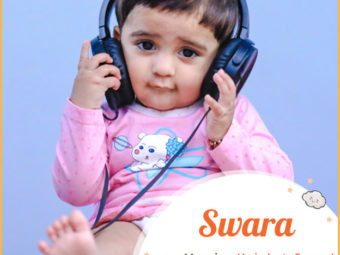 Swara, a melody in letters