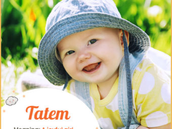 Tatem, meaning A joyful girl
