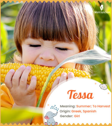 Tessa, a cute harvester