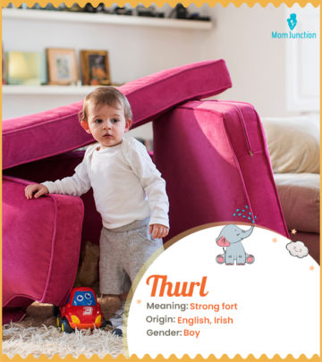 Thurl means strong fort