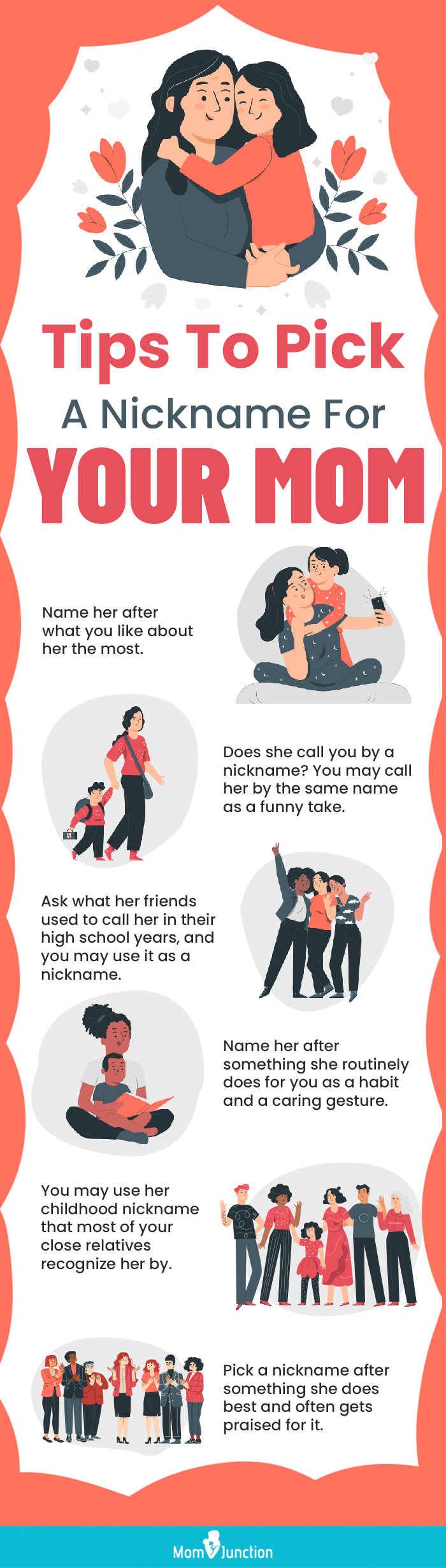 tips to pick a nickname for your mom (infographic)
