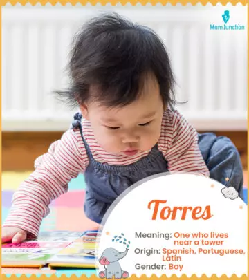 Torres, a sweet-sounding name for boys