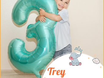 Trey, meaning the number three
