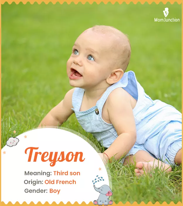 Treyson means third-