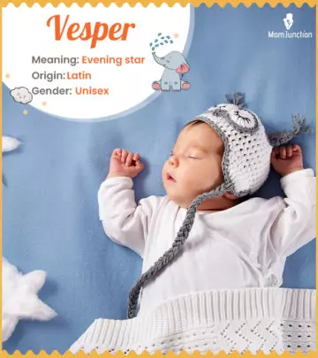 Vesper, meaning evening star