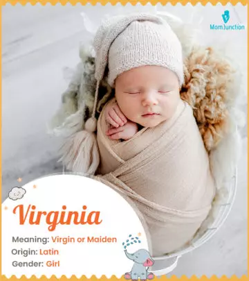Virginia, beautiful and fearless baby
