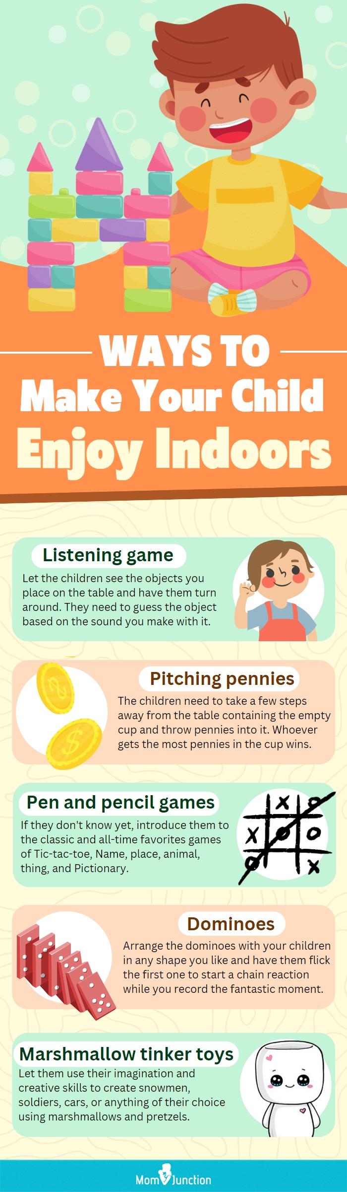 75 Indoor Games for Kids - Boredom Busters for All Ages