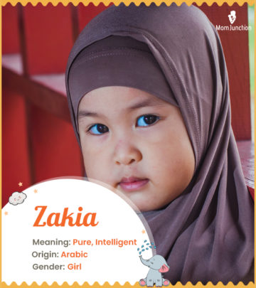 Zakia means pure