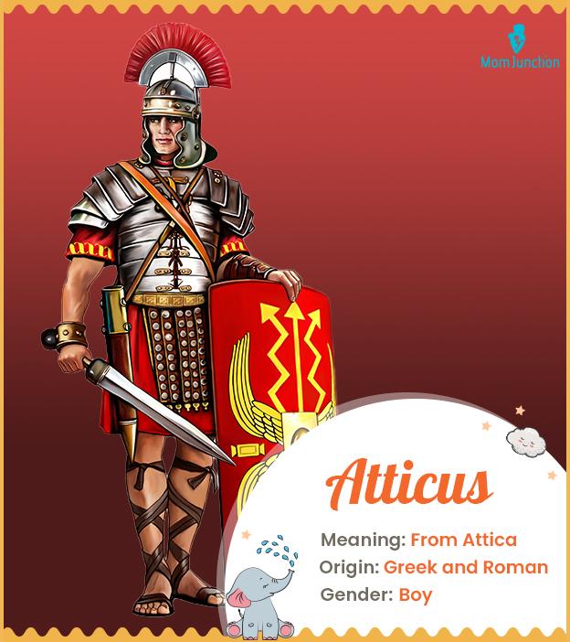 Atticus Name Meaning, Origin, History, And Popularity_image